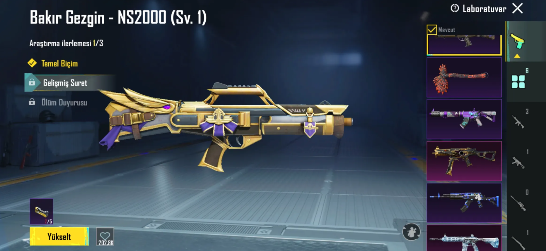 buz diyari m4 4 seviye,mumya ump,unicorn m7,2 tane x-suit,20 taneye yakin destansi efsane hesap