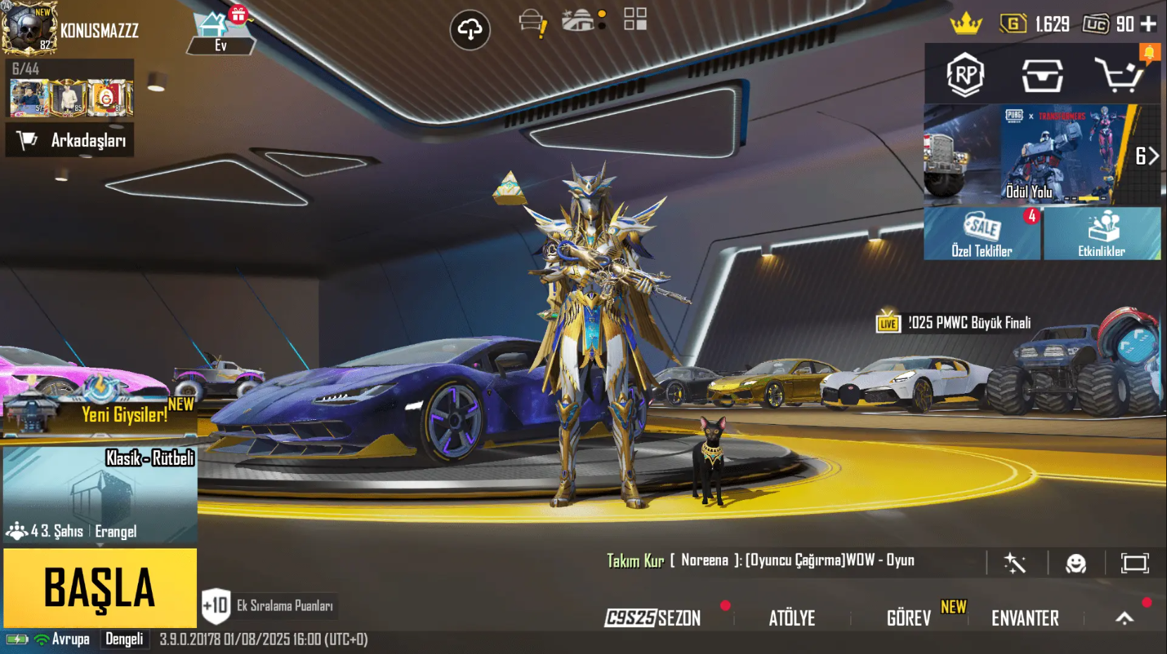 FİRAVUN MAXX 14 SPOR ARABA 208 DESTANSI FULL ARTI FULL